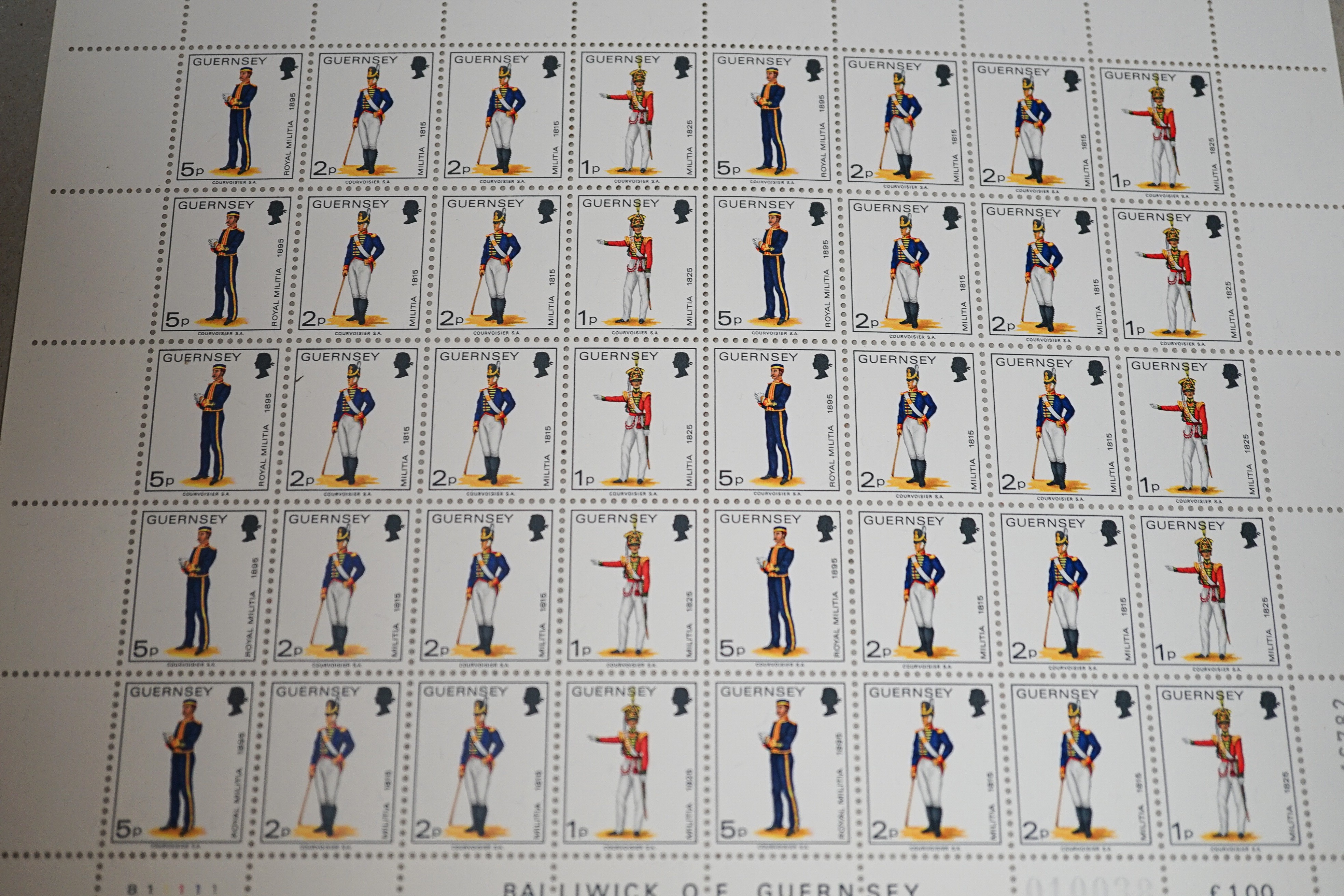 An album of British and commonwealth stamps